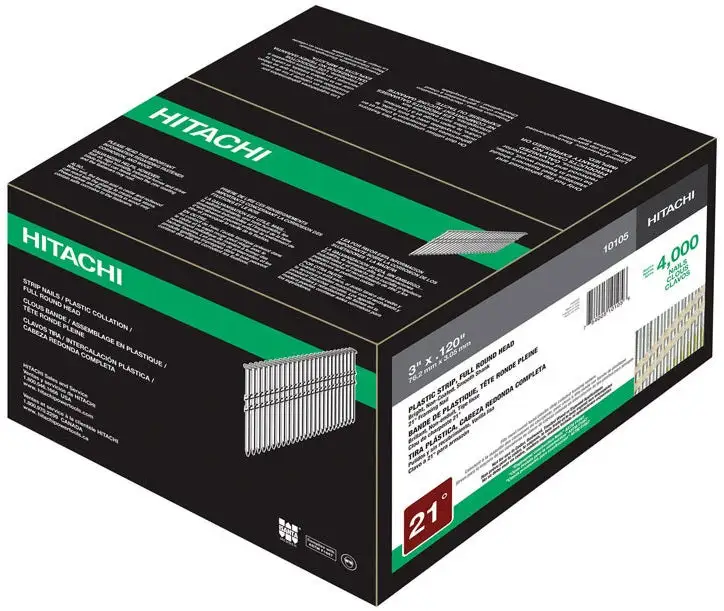 Metabo HPT 10105 Full Round Head Framing Strip Nails