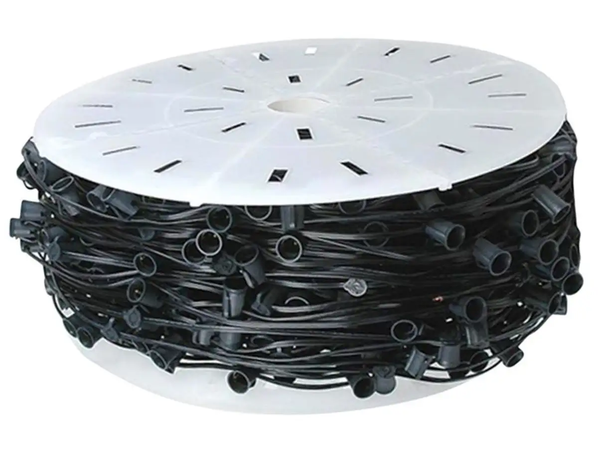 Holiday Bright Lights C7500BC-12A C7 Christmas Light Cord on Reel