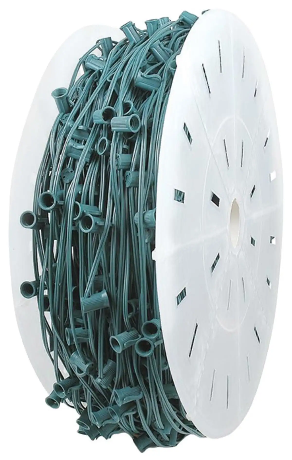 Holiday Bright Lights C7500GC-12A C7 Light Cord on Reel