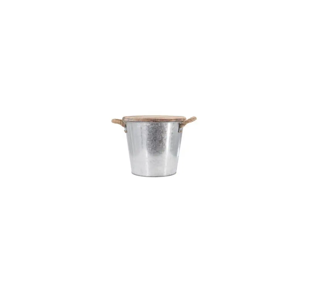 Home Essentials 21356S-G Paige Farmhouse Citronella Bucket Candle For Mosquitoes