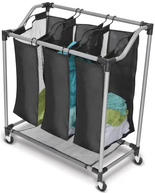 Homz 4540011 Triple Laundry Sorter