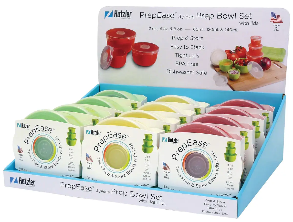 Hutzler 7053PRO PrepEase Prep & Storage Bowl Set