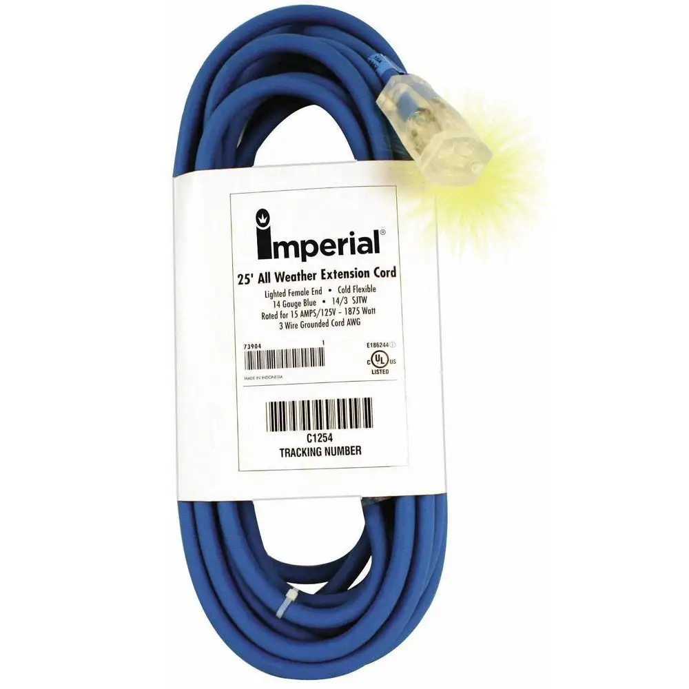 Imperial 73906 Heavy Duty All-Weather Extension Cord