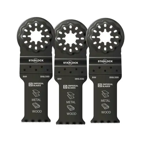 Imperial Blades IBSL330-3 Starlock Metal/Wood Blades