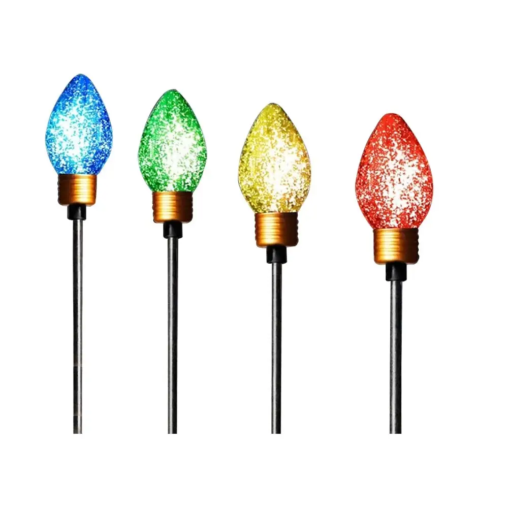 J Hofert 4690 LED Bulb Christmas Stake Lights