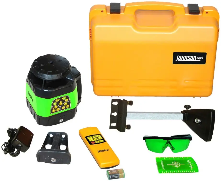 Johnson Level 40-6544 Electronic Self-Leveling Rotary Laser Kit