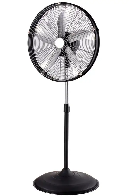 Kool-Flo SFSD1-500B3IW HV Shroud Oscillating Pedestal Fan