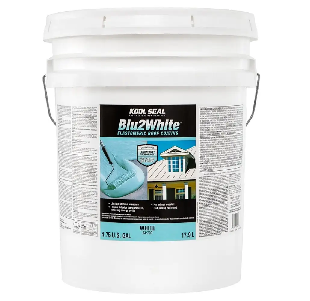 Kool Seal KS0063700-20 Blu2White Elastomeric Roof Coating