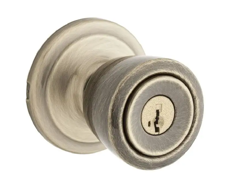 Kwikset 740A-5SGC Abbey Entry Door Knob