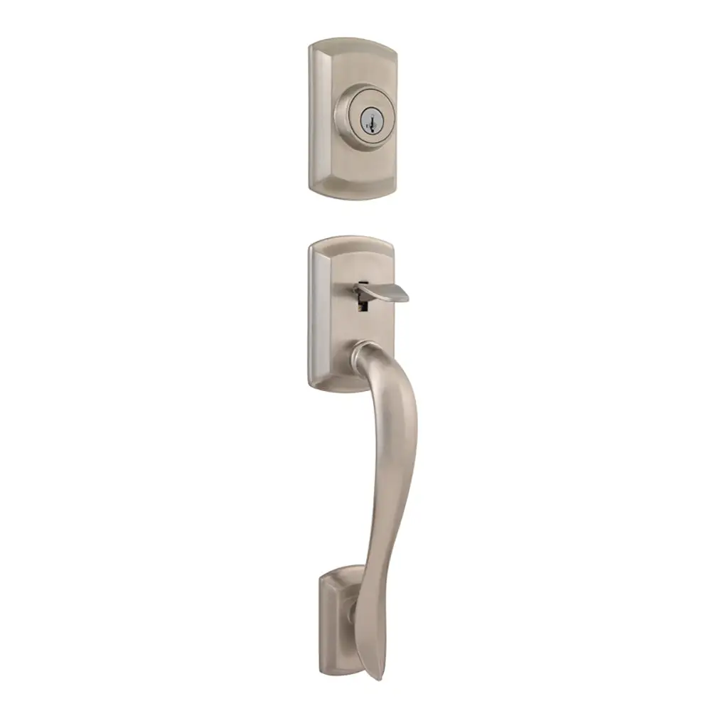 Kwikset 801AVH 15 SMT LIP Avalon Double Cylinder Exterior Handleset