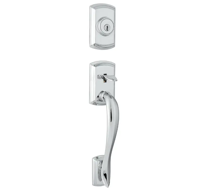 Kwikset 801AVH 26 SMT LIP Avalon Handleset Double Cylinder Deadbolt