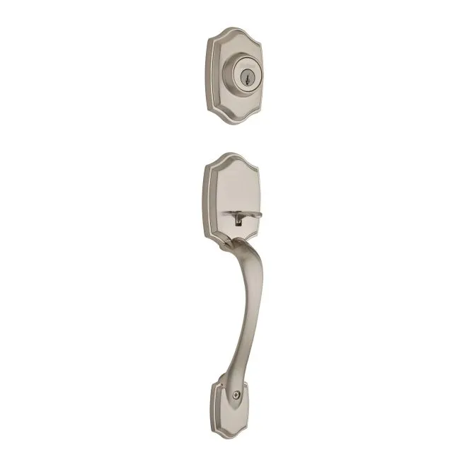 Kwikset 689BWLIP-15 Belleview Double Cylinder Exterior Handleset