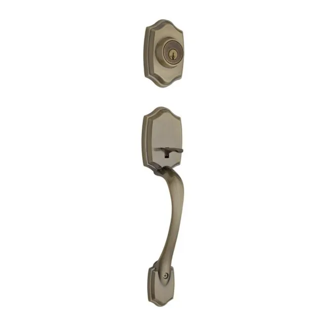 Kwikset 689BWLIP-5S Belleview Double Cylinder Exterior Handleset