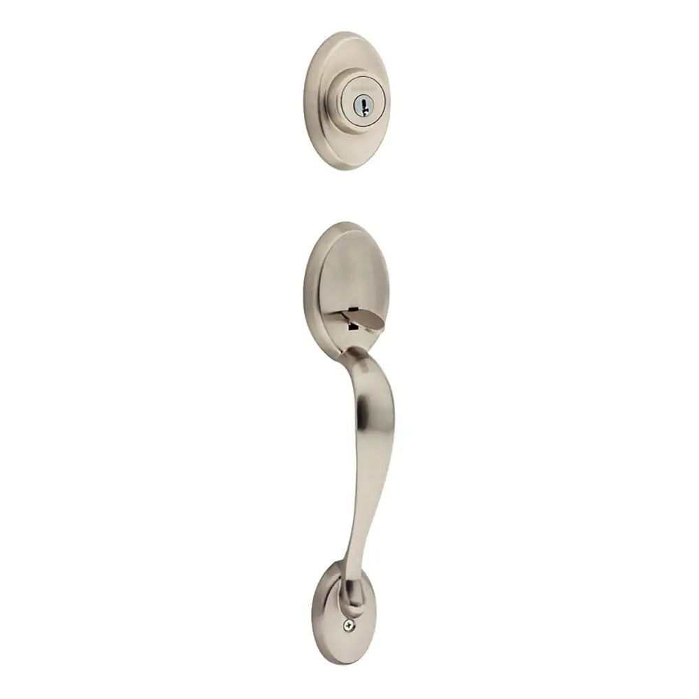 Kwikset 801CE 15A LIP Chelsea Double Cylinder Exterior Handleset