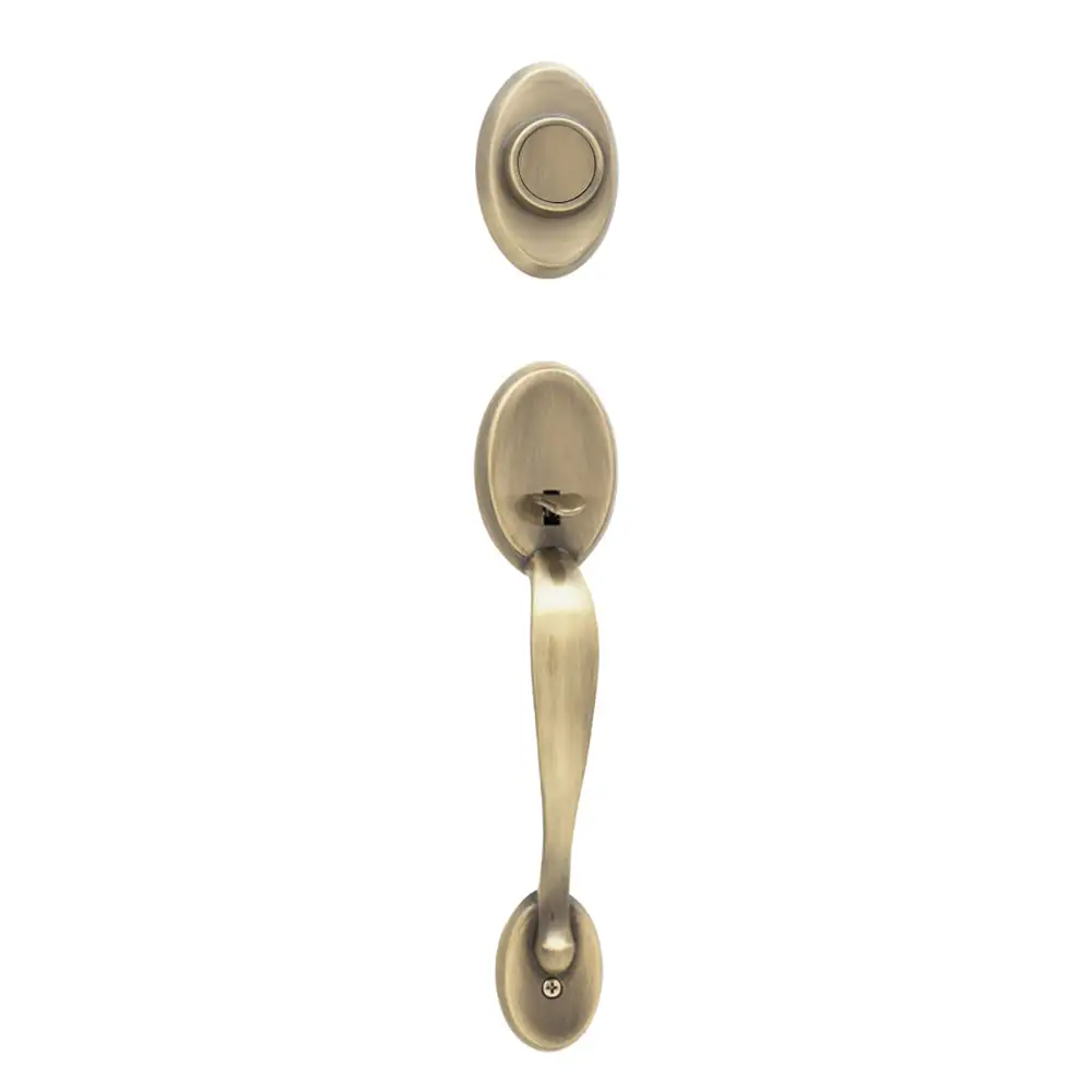 Kwikset 802CE 5 LIP Chelsea Dummy Exterior Handleset