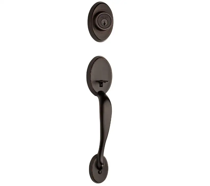 Kwikset 801CE 11P SMT LIP Chelsea Handleset Double Cylinder Deadbolt