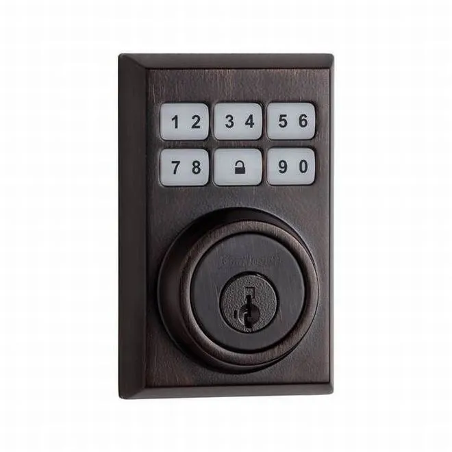 Kwikset 909CNT-11PS SmartCode Electronic Deadbolt SmartKey