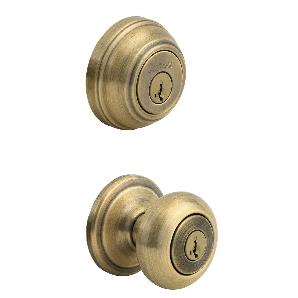 Kwikset CP991J-5S Exterior Entry Door Knob and Deadbolt Combo Pack