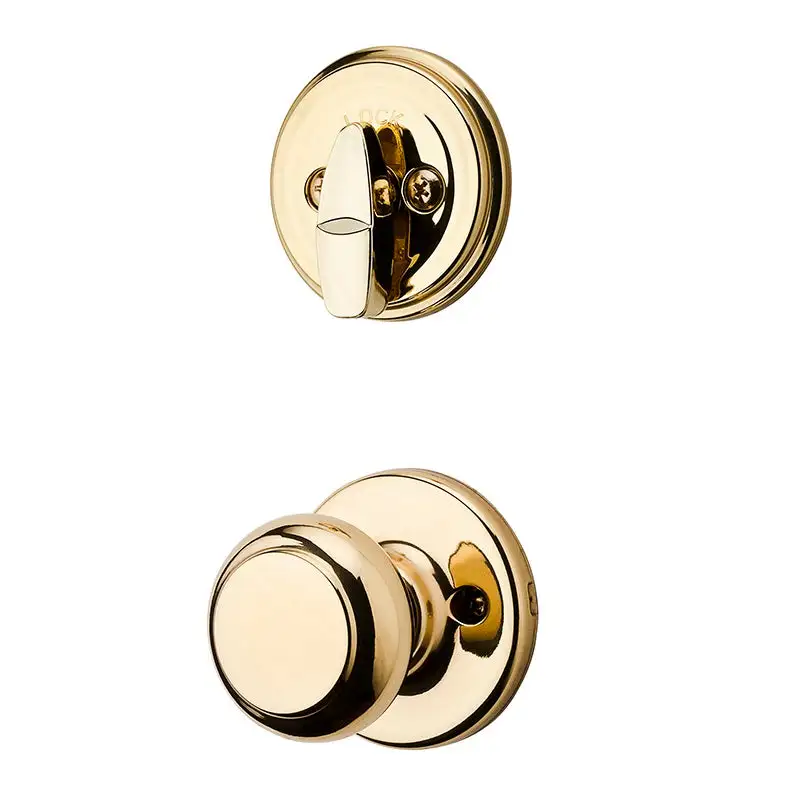 Kwikset 966CV 3 Cove Knob Inside Trim Handleset