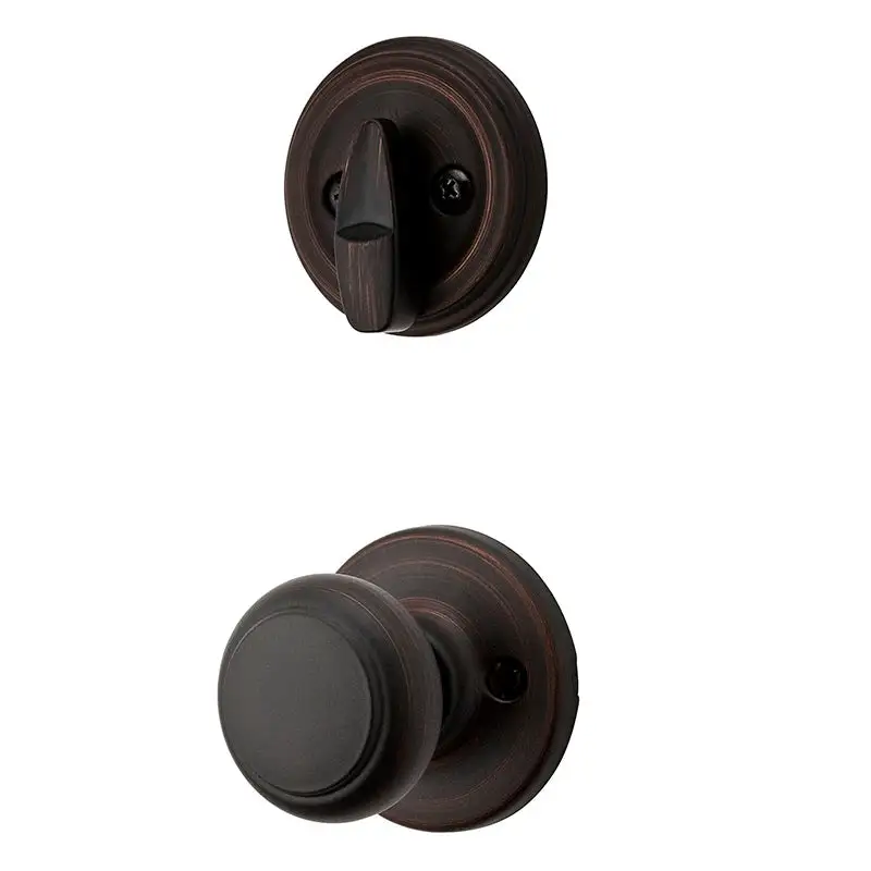 Kwikset 966CV 11P Cove Knob Inside Trim Handleset