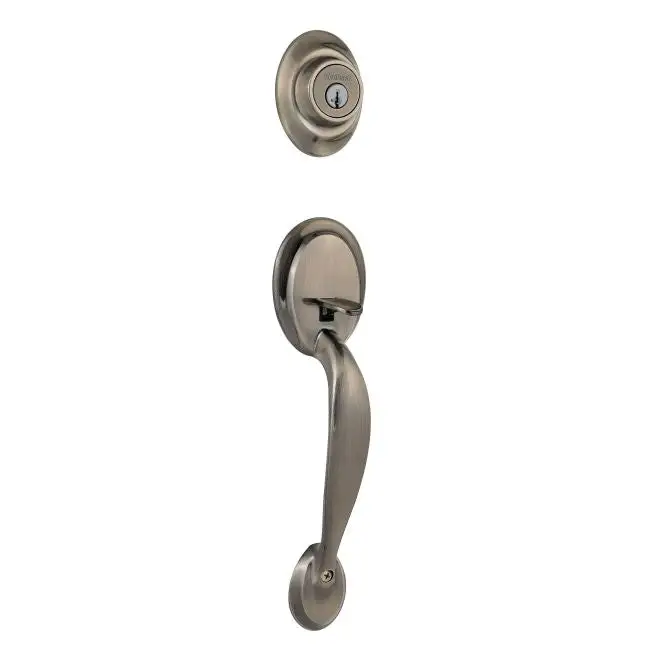 Kwikset 689DALIP-15A Dakota Double Cylinder Exterior Handleset