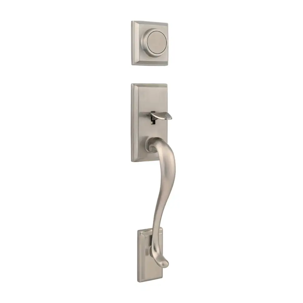 Kwikset 802HE 15 LIP Hawthorne Dummy Exterior Handleset