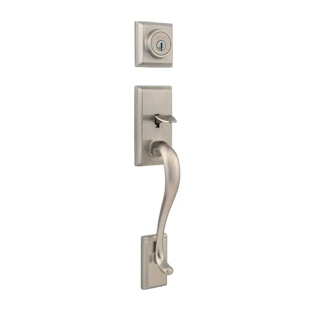 Kwikset 800HE 15 SMT LIP Hawthorne Single Cylinder Exterior Handleset