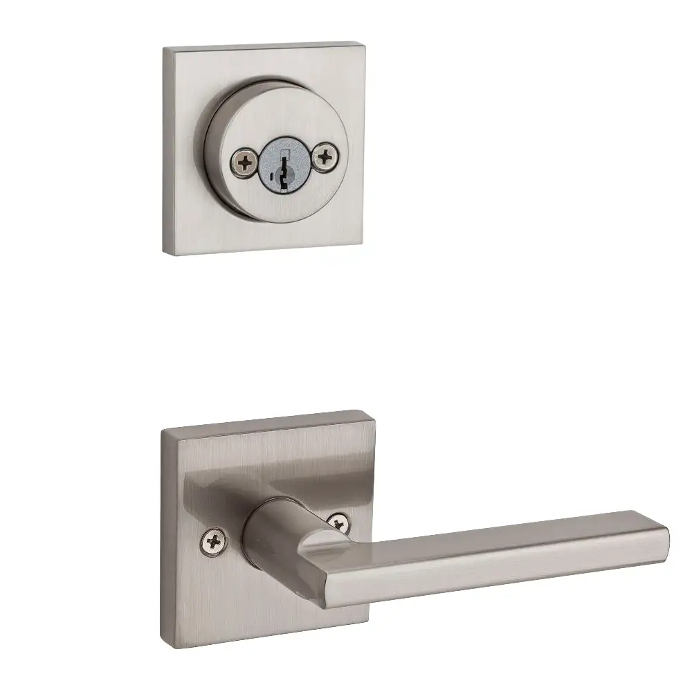 Kwikset 967HFL SQT 15 SMT Halifax Interior Non Handed Square Handleset