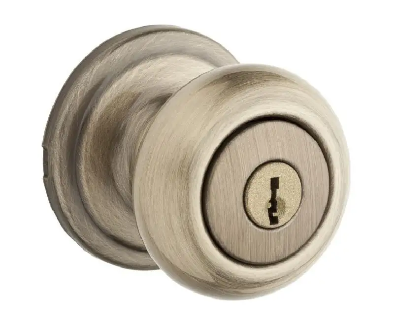 Kwikset 740H-5GC Hancock Entry Door Knob