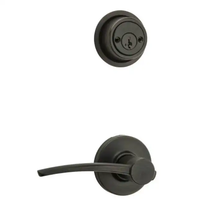 Kwikset 976KTLLH-11PS Katara Left-Handed Double Cylinder Door Lever