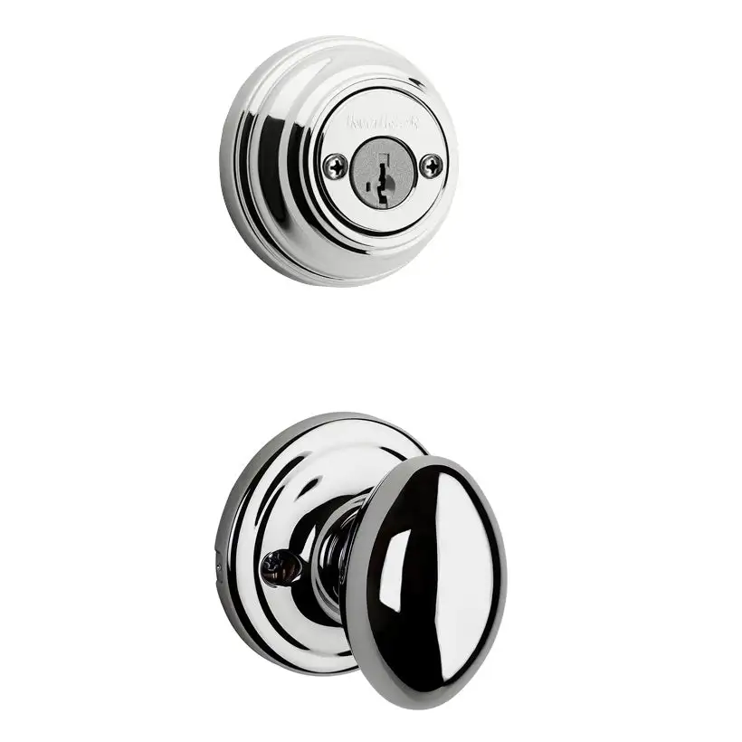 Kwikset 967L 26GC SMT Laurel Knob Interior Double Cylinder Handleset