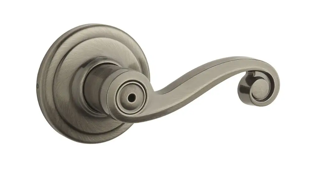 Kwikset 730LL 15A Lido Lever Privacy Door Lock