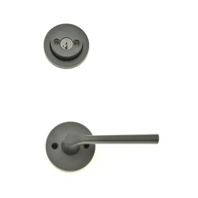 Kwikset 967LSLRDT-514S Lisbon Double Cylinder Interior Leverset