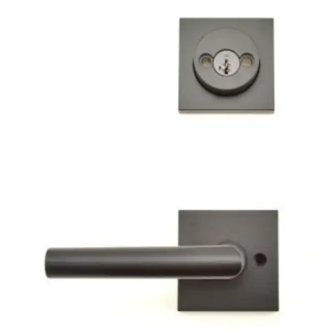 Kwikset 967MILSQT-514S Milan Double Cylinder Interior Leverset