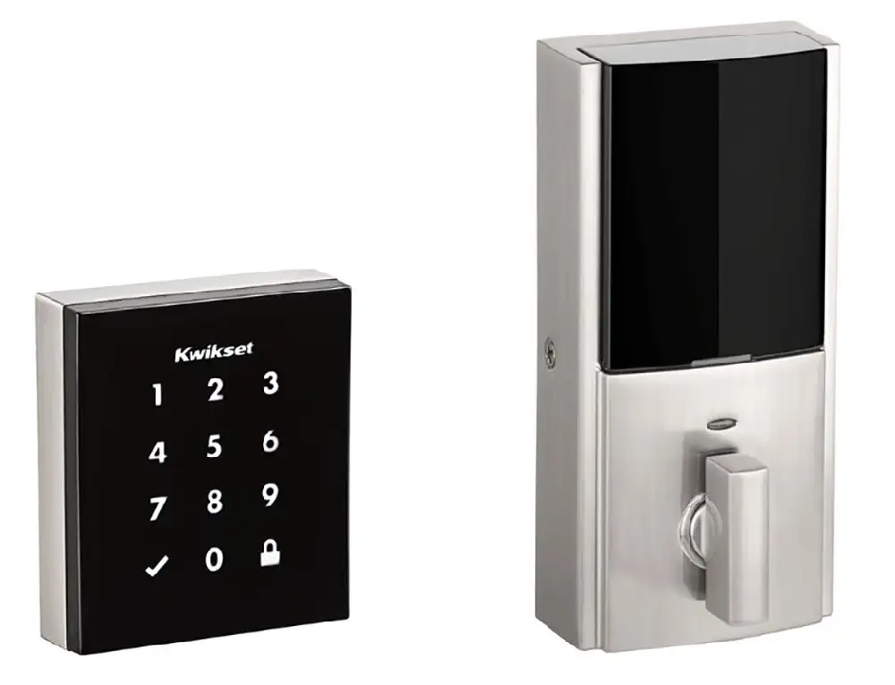 Kwikset 953OBN 15 Obsidian Keyless Electronic Touchscreen Deadbolt