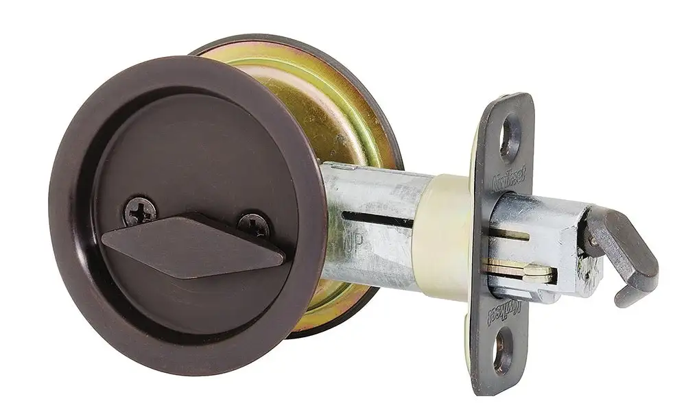 Kwikset 335 11P Privacy Pocket Door Lock