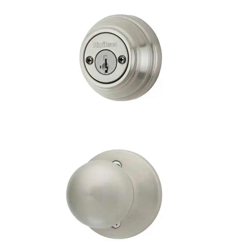 Kwikset 967P 15 SMT Polo Knob Interior Double Cylinder Handleset