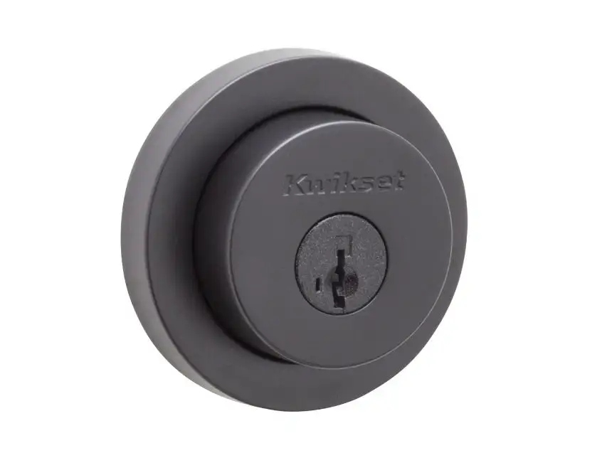 Kwikset 159RDT 514 SMT Milan Round Double Cylinder Deadbolt