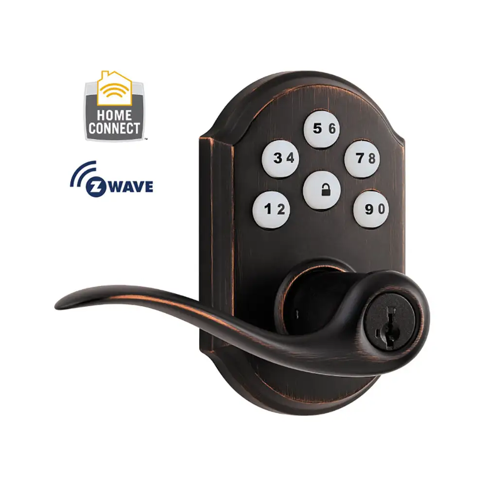 Kwikset 912TNL TRL ZW 11P SMT Z-Wave SmartCode Electronic Tustin Door Lever