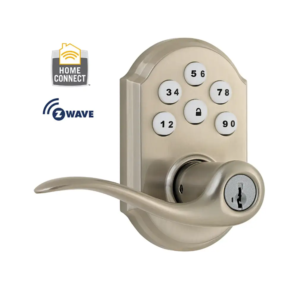 Kwikset 912TNL TRL ZW 15 SMT Z-Wave SmartCode Electronic Tustin Door Lever