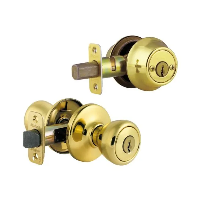 Kwikset 690T-3 Tylo Entry Knob & Single Cylinder Deadbolt Combo Pack