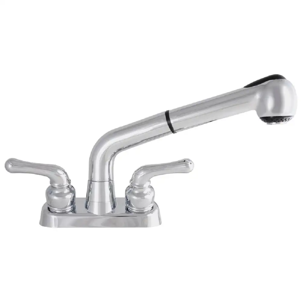 LDR 012 52445CP Exquisite Two Handle Pull-Out Laundry Faucet