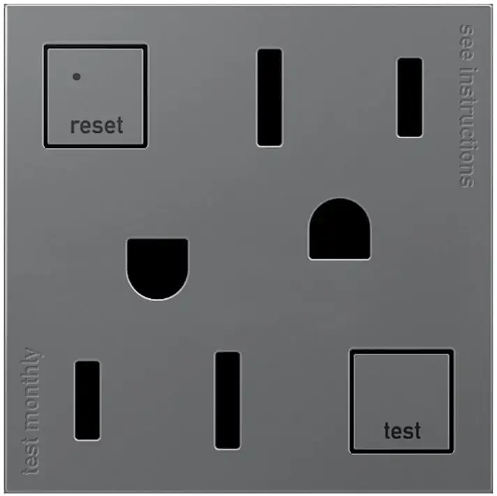 Legrand AGFTR2152M4 Adorne GFCI Receptacle