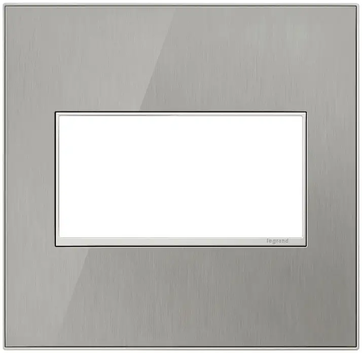 Legrand AWM2GMS4 Adorne Collection Toggle Screwless Wall Plate