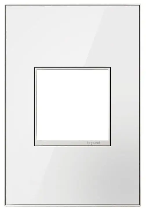 Legrand AWM1G2MW4 Adorne 1 Gang Wall Plate