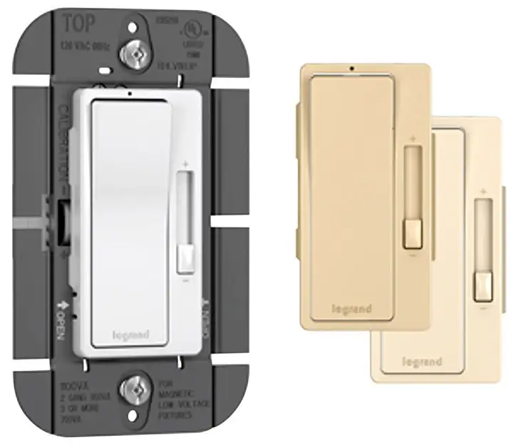 Legrand RHLV1103PTC Radiant Slide Dimmer Switch