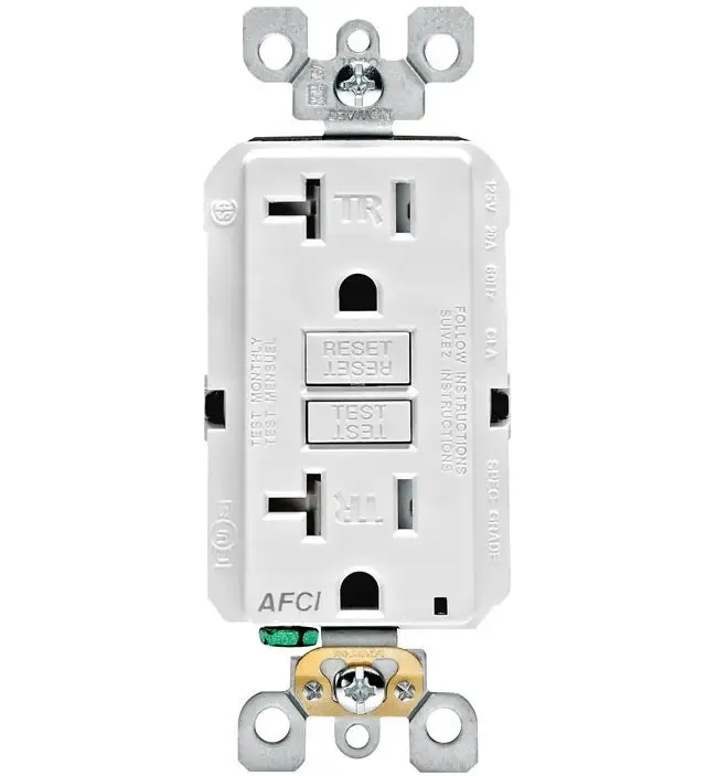 Leviton AFTR2-W Decora AFCI Receptacle