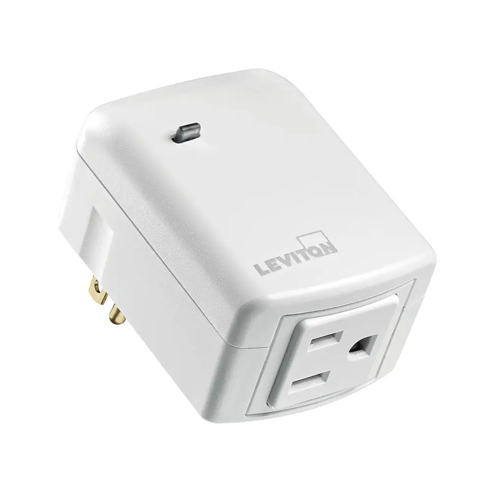 Leviton R51-DZPA1-1RW Decora Smart Plug-in Outlet with Z-Wave Plus Technology