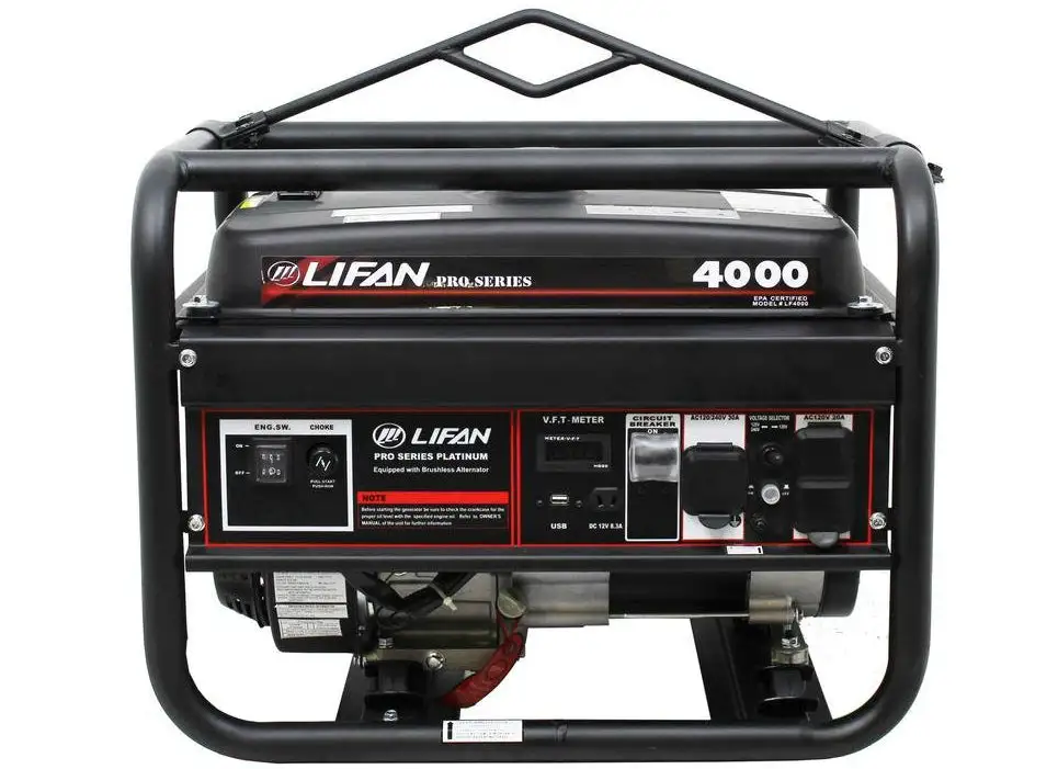 Lifan LF4000 Pro Series Gasoline Powered Portable Generator