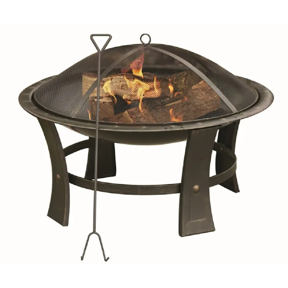 Living Accenets SRFP11637 Round Fire Pit